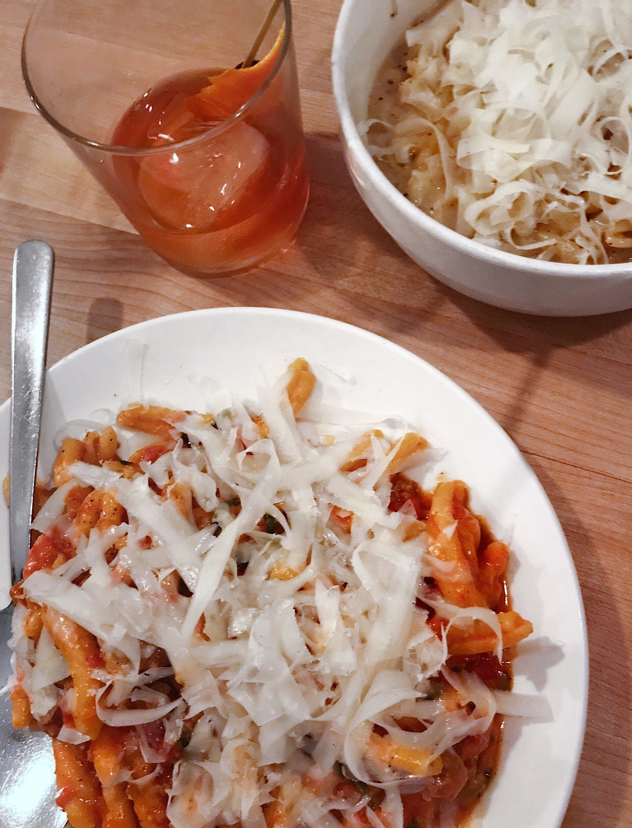 Fresh handmade pasta at Raccolto in West Seattle