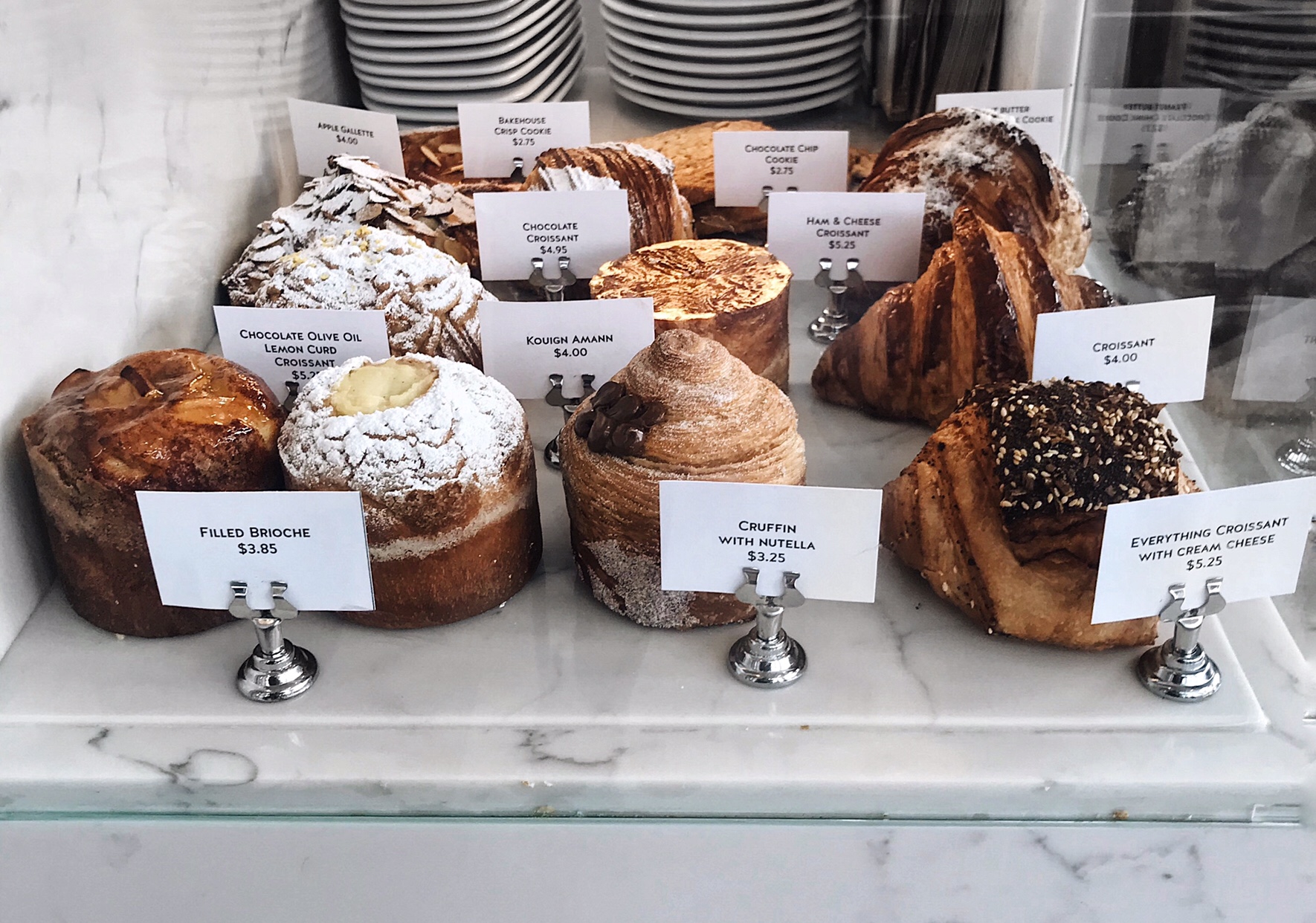 Pastries made by The Bakehouse 55 at Olympia Coffee Roasters | www.beccarisaluna.com