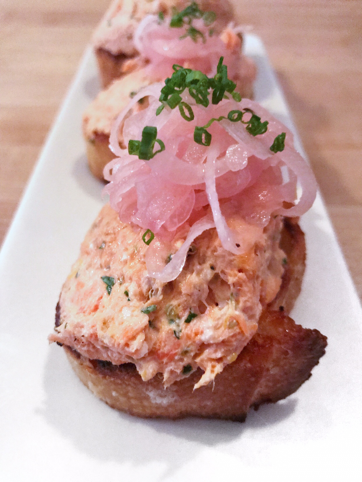 Smoked fish toast at Raccolto in West Seattle