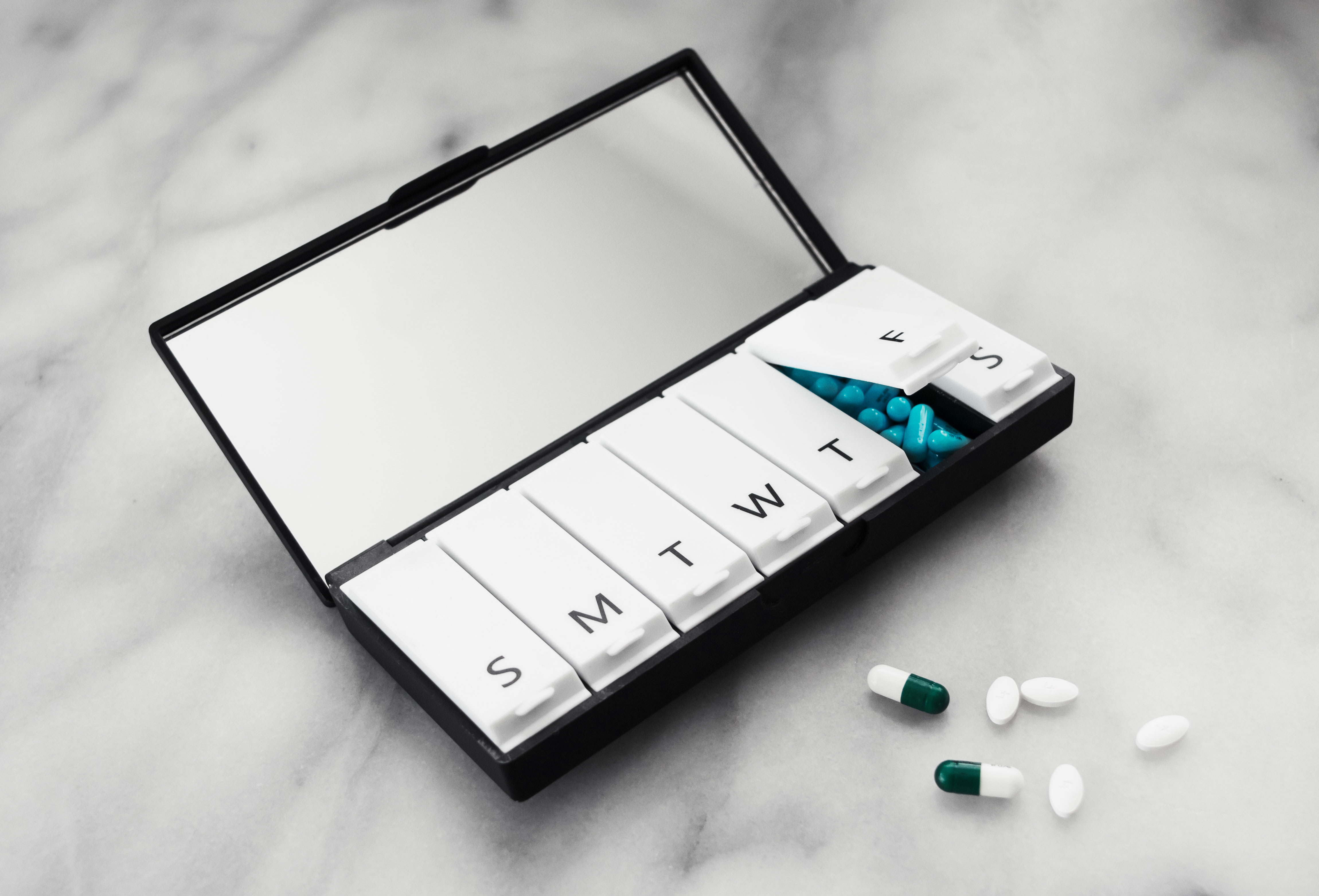 Port and Polish 7 Day Pill Organizer and Pillbox  | photo by Becca Risa Luna beccarisaluna.com