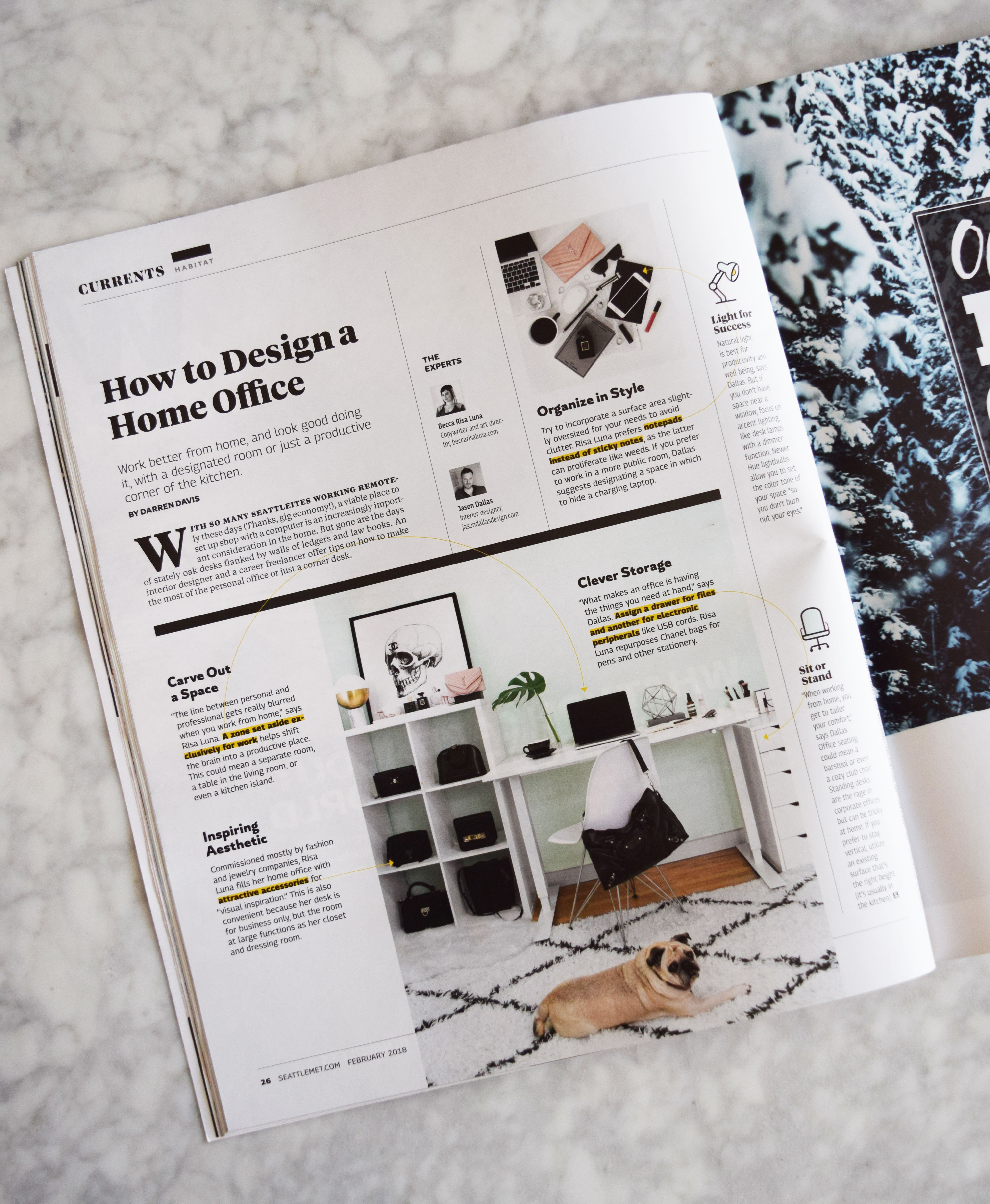 Seattle Met How to Design A Home Office | Photography by Becca Risa Luna www.beccarisaluna.com