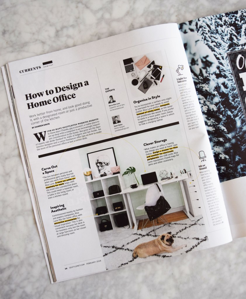 Seattle Met How to Design A Home Office | Photography by Becca Risa Luna www.beccarisaluna.com