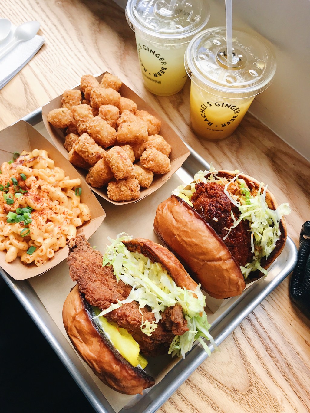 Fried Chicken Sandwich at Rachel’s Ginger Beer at University&nbsp;Village