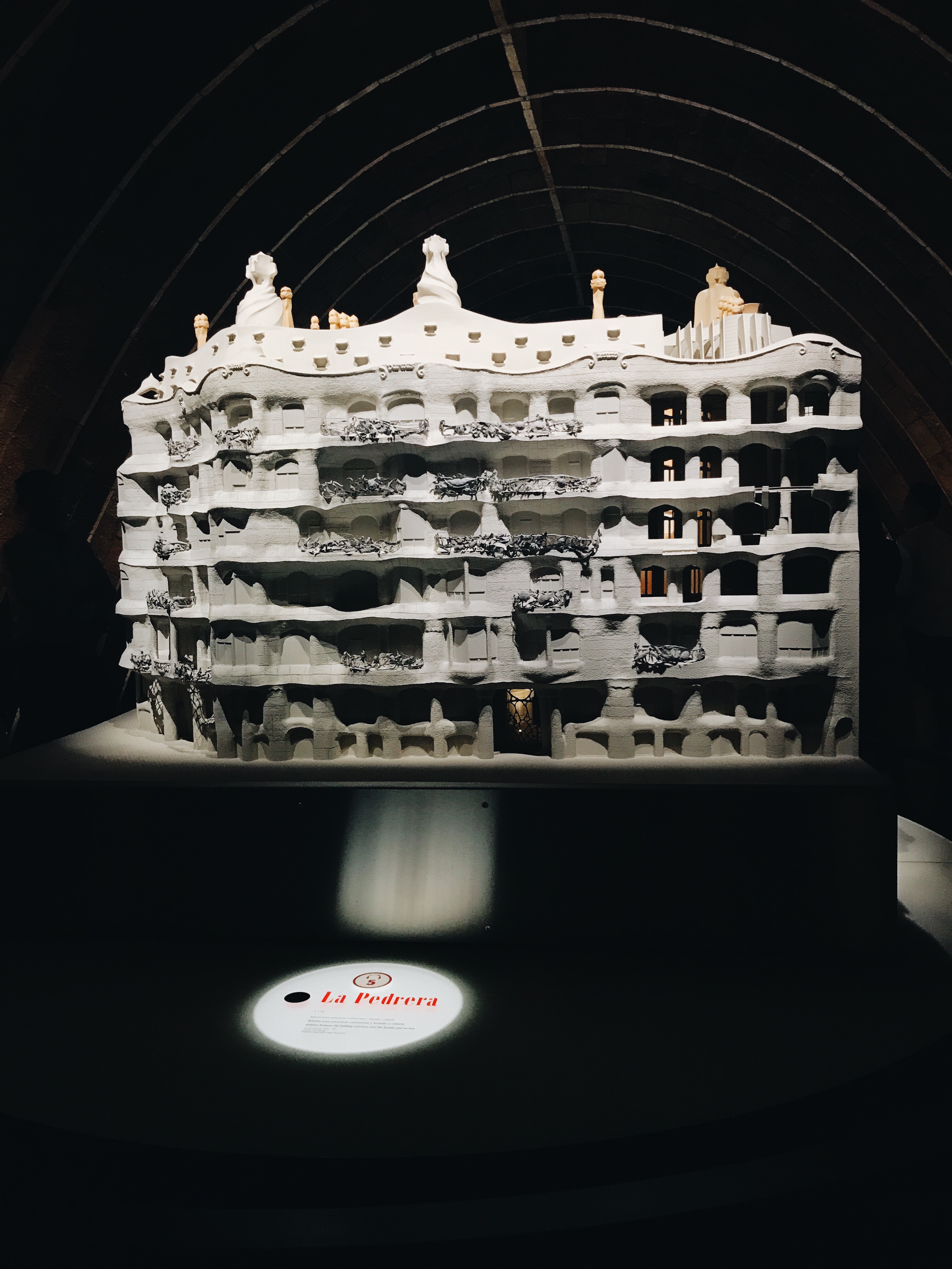 Model of Gaudi’s La Pedrera Casa Mila