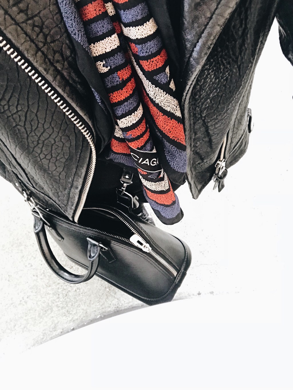 OOTD: Celine x Vintage Balenciaga x Mackage&nbsp;Leather