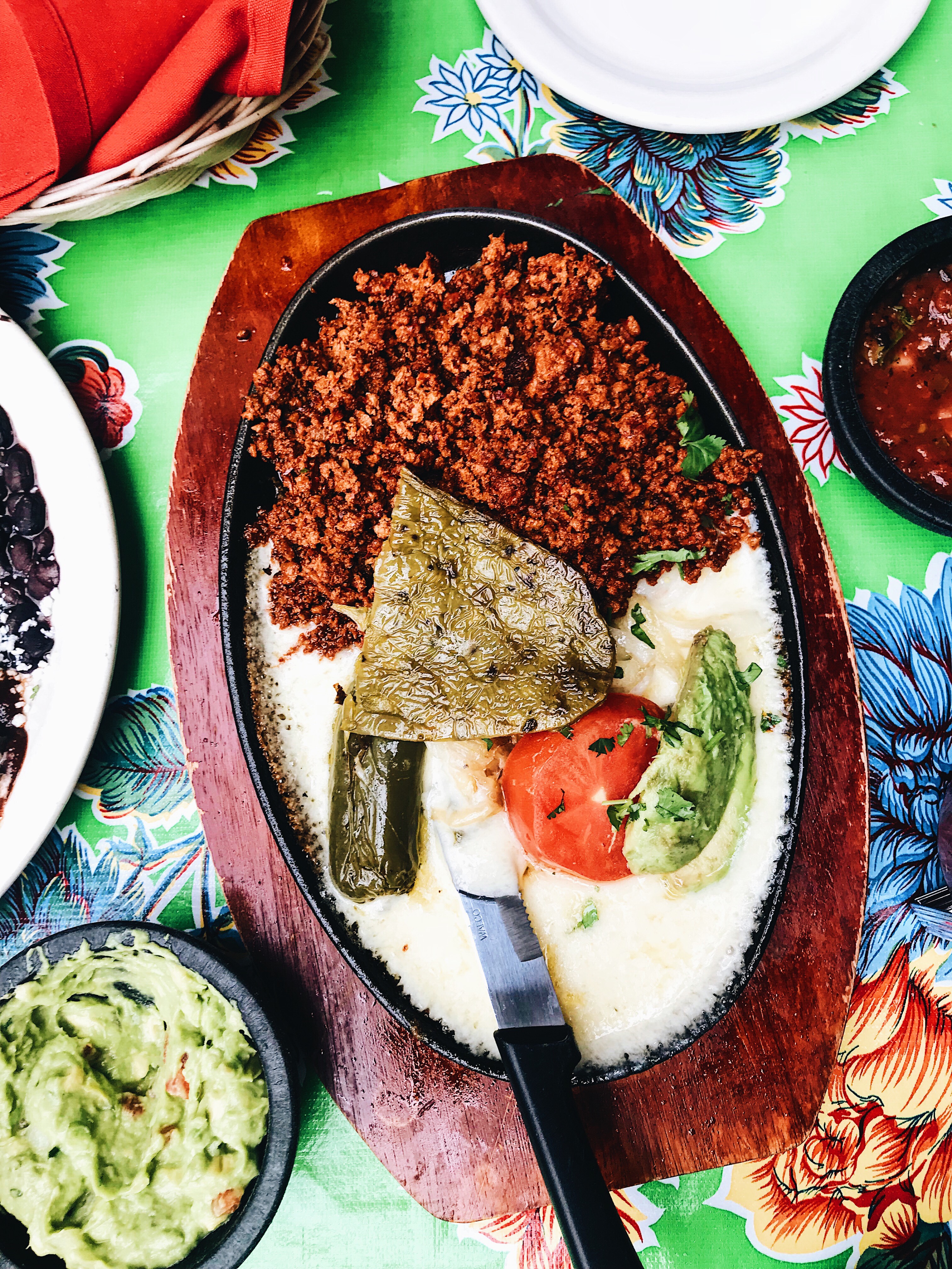 Comalito and Chorizo at Fonda La Catrina in Seattle