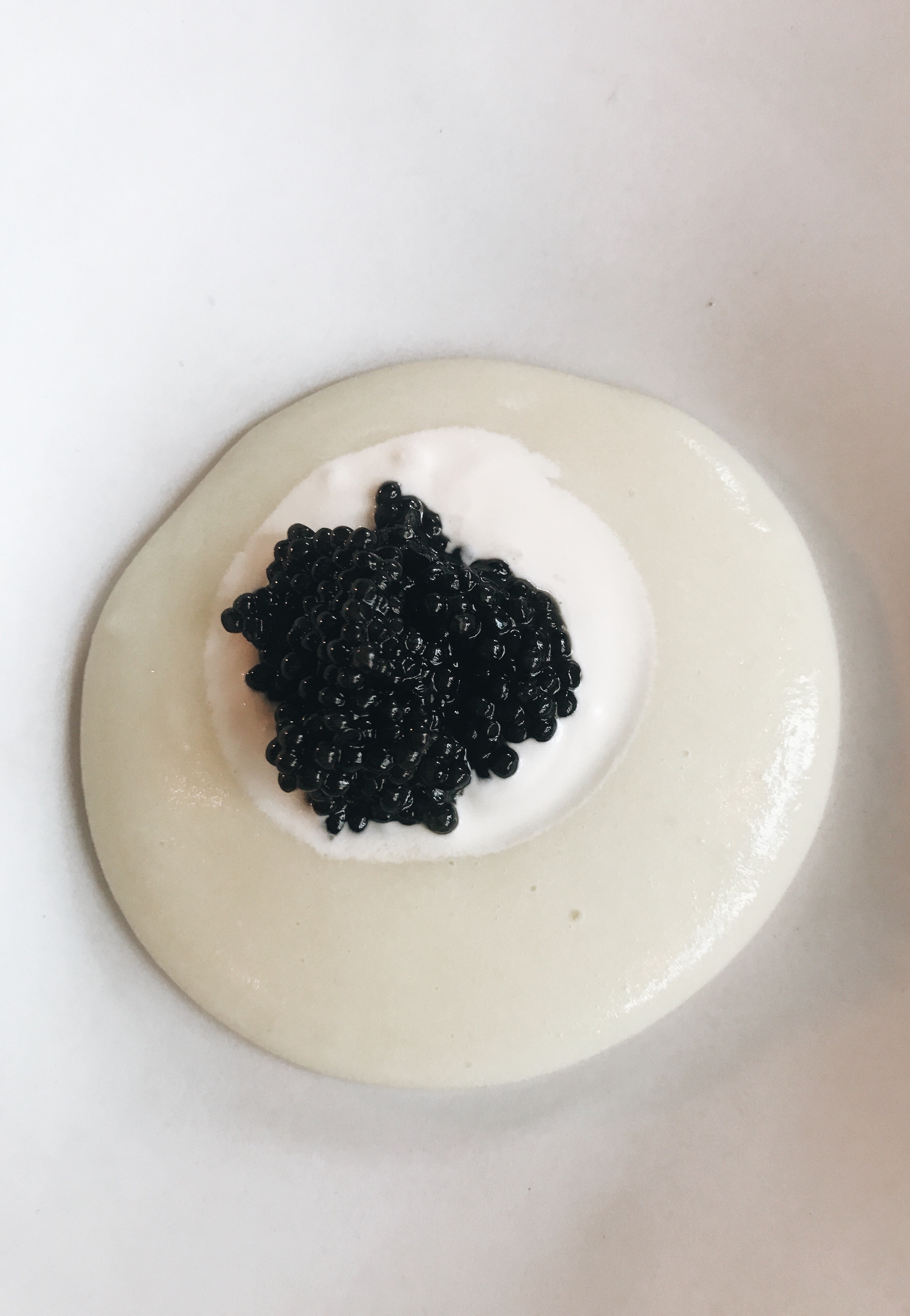 Septime restaurant review | French Sturgeon caviar on potato cream