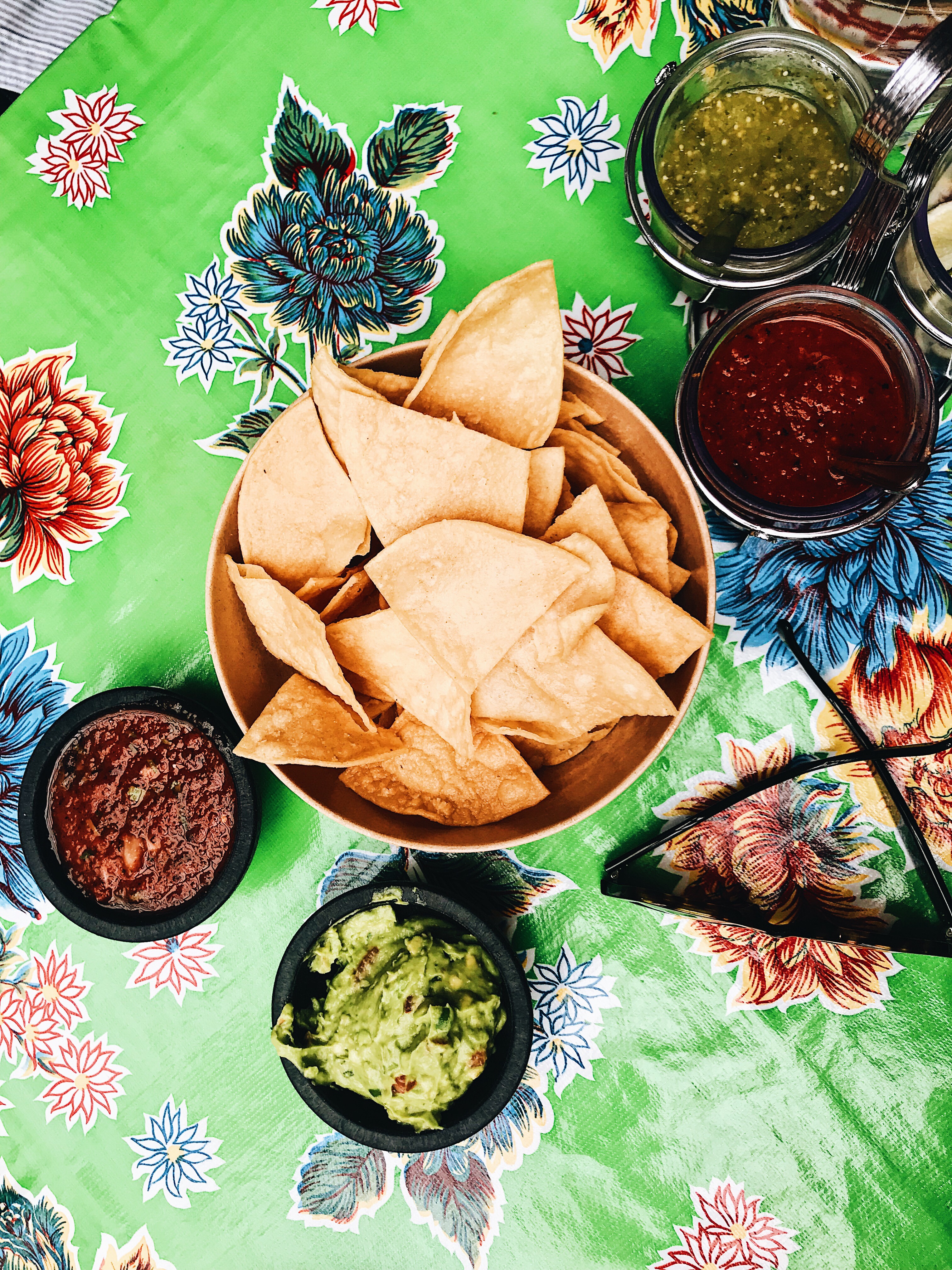 Chips and Guacamole at Fonda La Catrina in Seattle