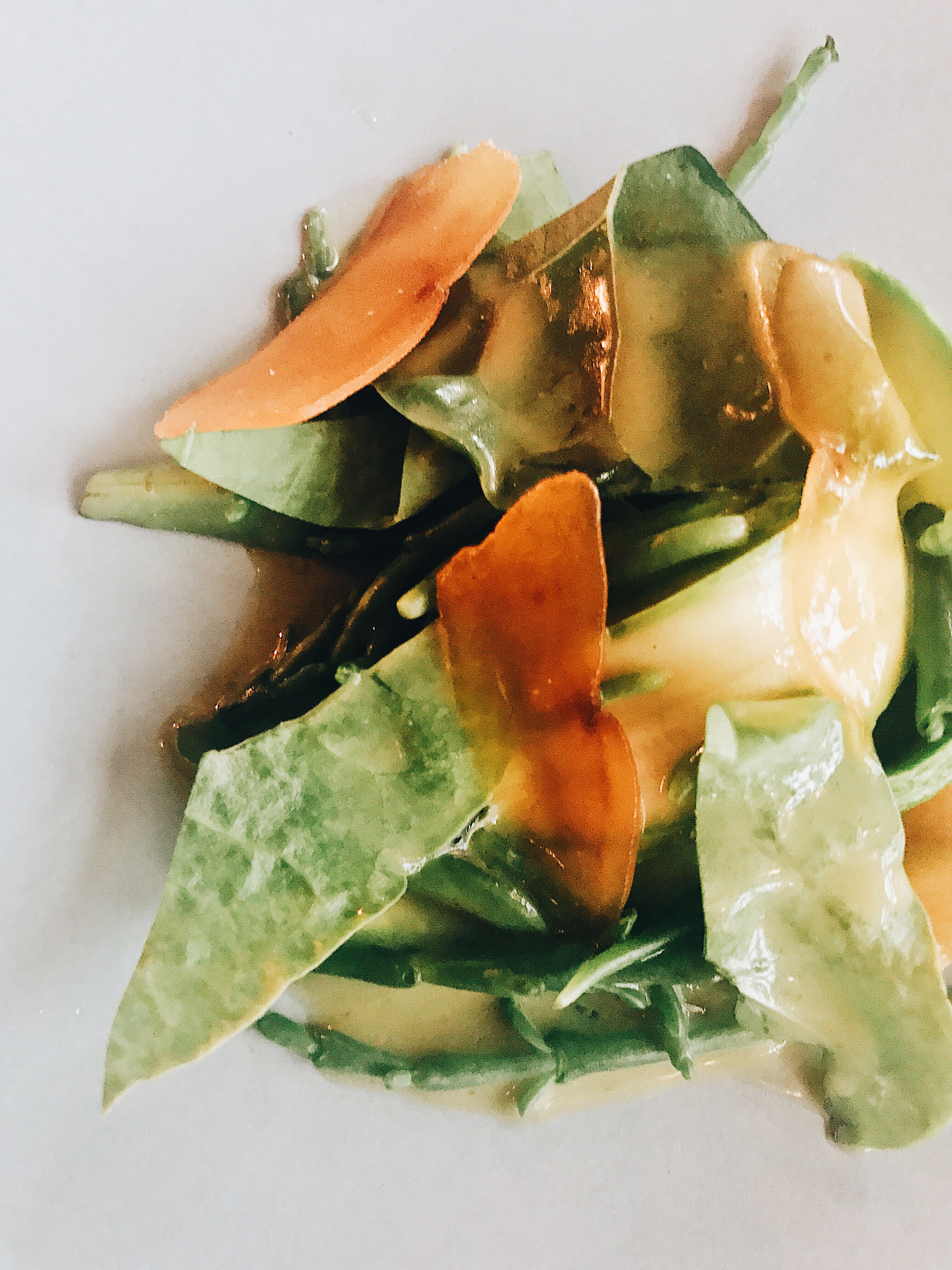 Septime restaurant | Fresh zucchini and carrot in butter 