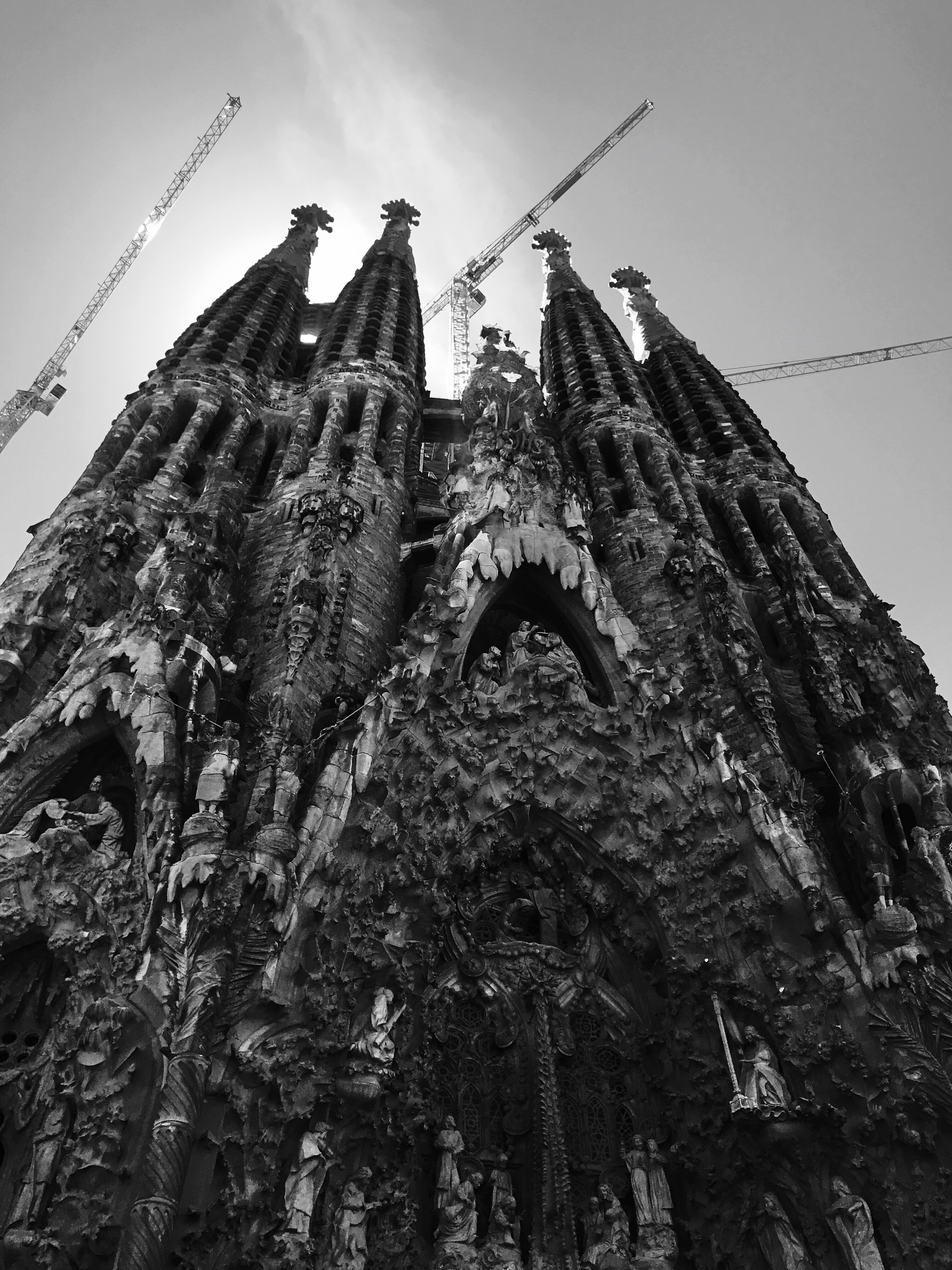 La Sagrada Familia Church by Antoni Gaudi (Barcelona, Spain)