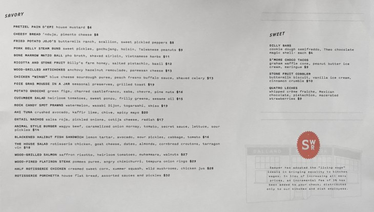 Restaurant Review | Menu at Sawyer in Seattle, WA September 2018 | BeccaRisaLuna.com