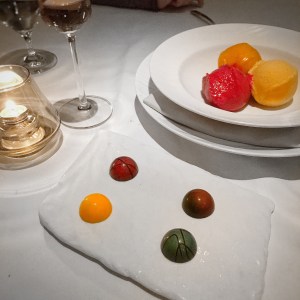 Chocolate Dessert and Sorbet at Scotch 80 Prime Las Vegas